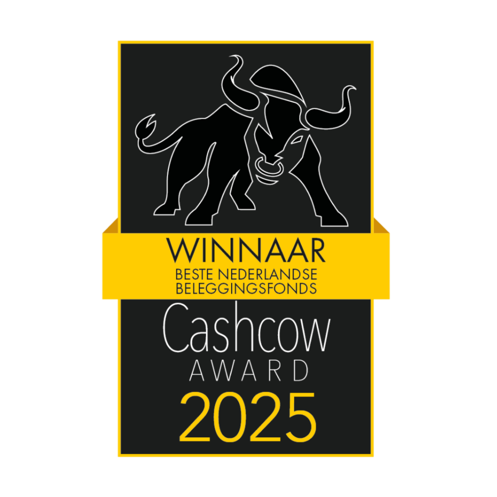 Winnaar Cashcow Award - Beste Nederlandse Beleggingsfonds 2024 en 2025